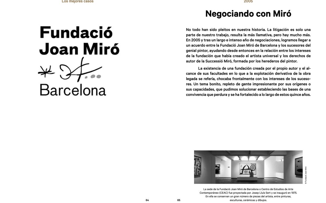 Negociando con Miró