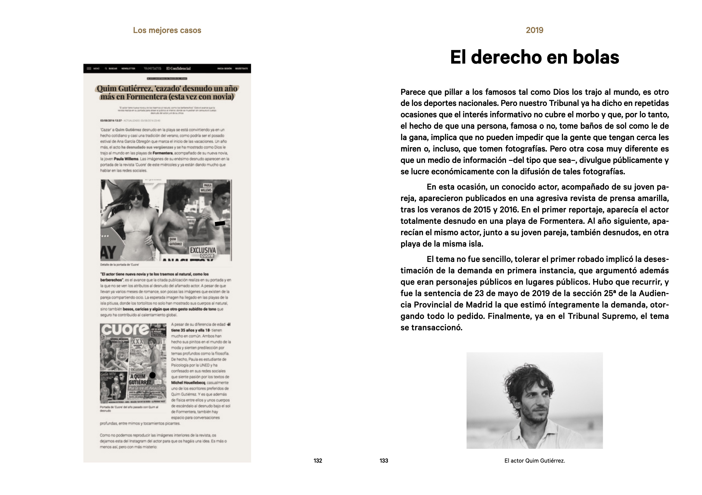 El derecho en bolas